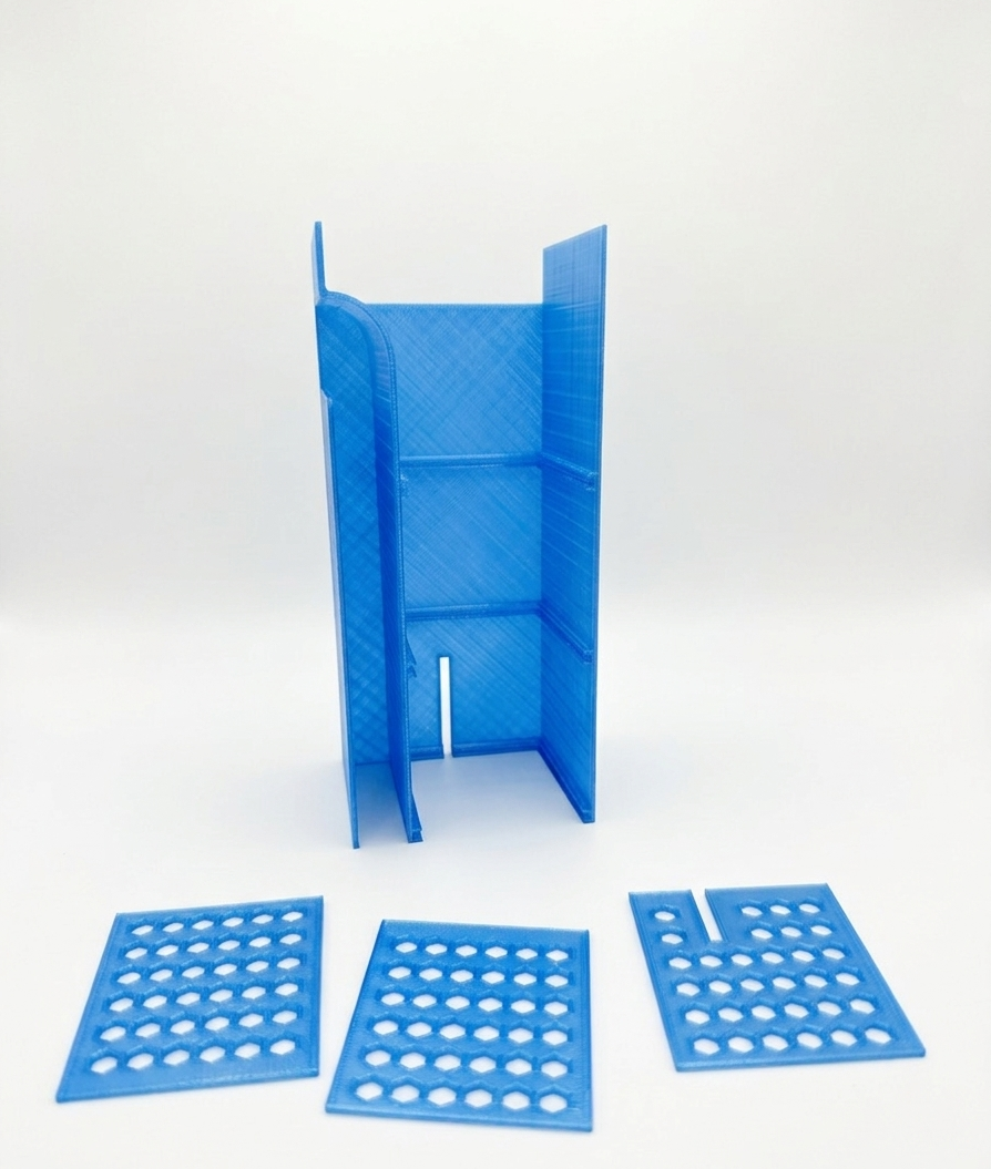 Fluval Evo 13.5 Chamber 1 Media Basket — 3-Tier PETG Filter Caddy