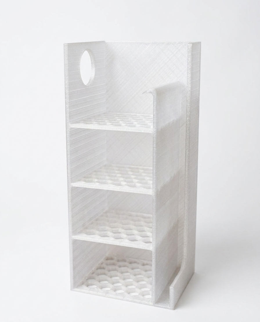 Fluval Evo 13.5 Chamber 2 Media Basket — 3-Tier PETG Filter Caddy