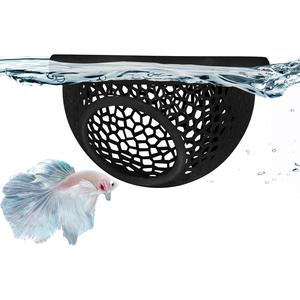 Floating Betta Hide & Shrimp Cave — 3D Printed Aquarium Hideout